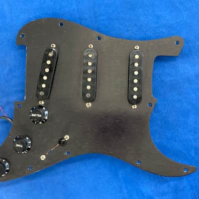 Fender Stratocaster Pickup Set 1979 gray bottom wired pickguard vintage 70's Strat image 1