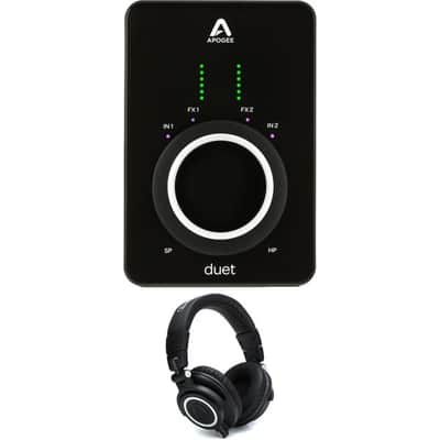 Apogee Duet 3 2x4 USB-C Audio Interface and Headphones image 2