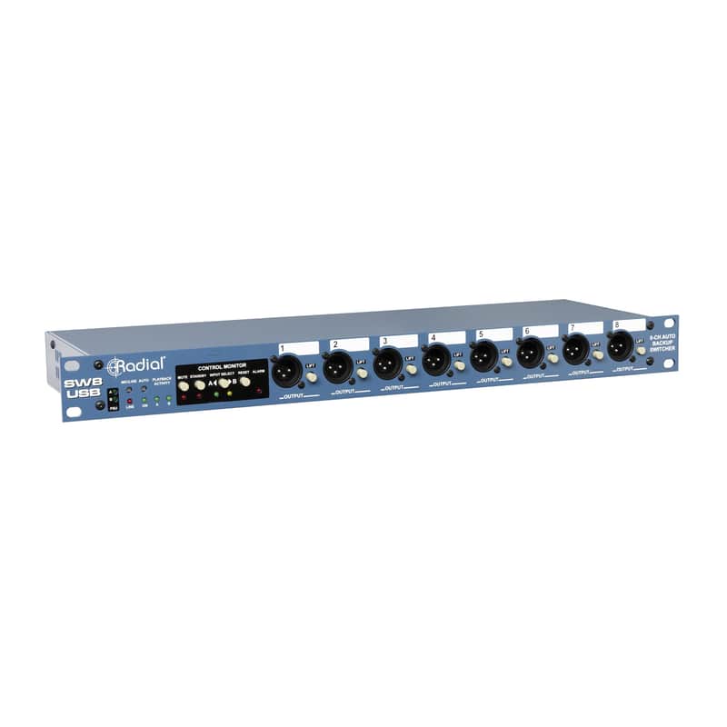 Radial SW8-USB 8-Channel USB Auto Switcher/Audio Interface image 1