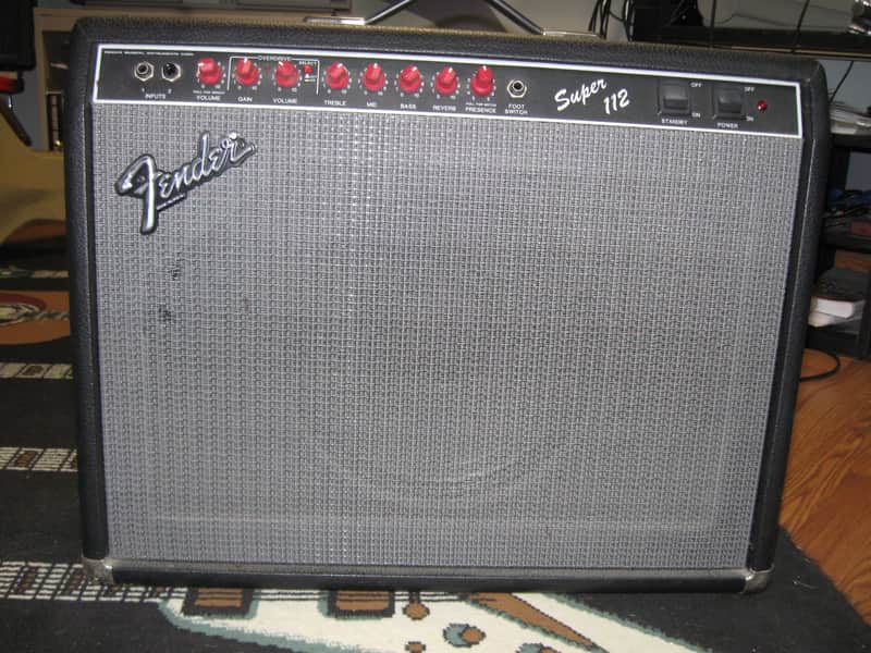 Fender Super 112 Red Knobs image 1