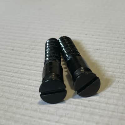 1980's Era Original German Made Floyd Rose Black Wood Mounting Stud Screws