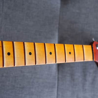 Warmoth 1-Piece Maple Neck with Amber Finish and Locking Hipshot Tuners! image 12