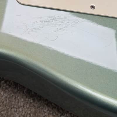 Fender Standard Stratocaster with Rosewood Fretboard 2003 Sage Green Metallic image 19