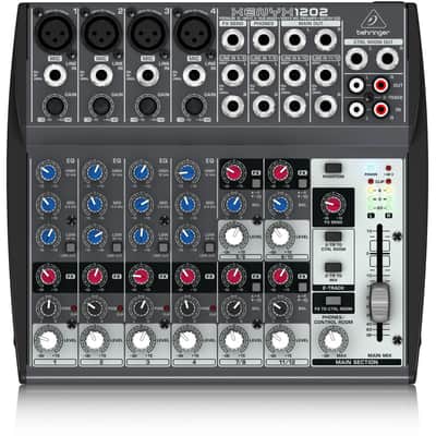 Behringer Xenyx 1202 12-Input Mixer | Reverb