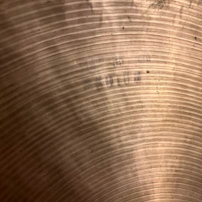 Vintage K. Zildjian Istanbul 1960's Made in Turkey jazz hi hat cymbal pair image 9