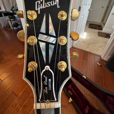 1999 Gibson Custom Shop Les Paul Custom CSLP Cherry Sunburst – OHSC + Tag – Excellent image 5