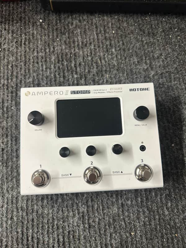 Hotone MP-300 Ampero II Stomp Amp Modeler / Effects Processor 2021 - Present - White image 1