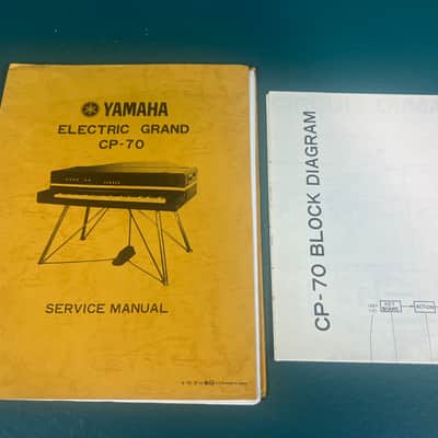 Yamaha CP-70 service manual + block diagram image 1