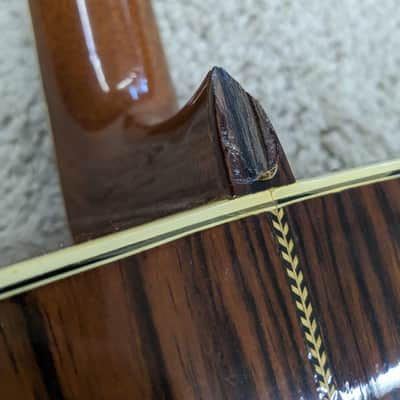 B C Rich Model B-38 Natural Acoustic Guitar from the mid 1970's w/ gig bag B.C> image 9