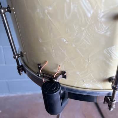 Vintage Ludwig & Ludwig 6.5x14" Snare Drum in White Marine Pearl image 6