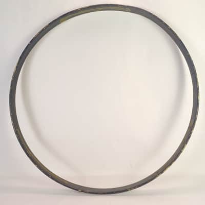 Slingerland 30"COW Bass Drum Hoop Rim 70s US Chrome-Wood Marching Concert Parade image 5