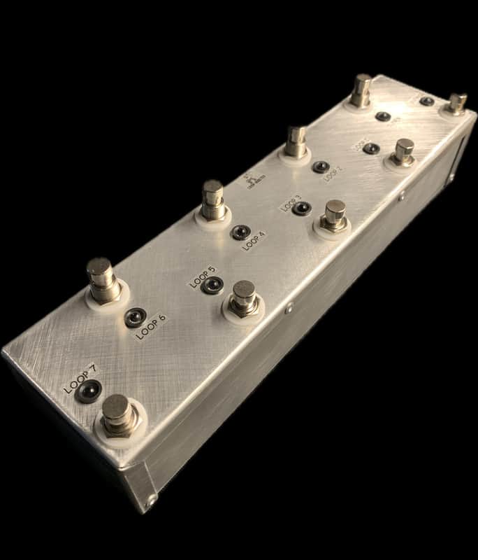 Loop-Master Pedals 7 Loop True Bypass Looper Pedal Loop Switcher w/Tuner Mute & Master Bypass (STAG Model) Made in USA, In Stock image 1
