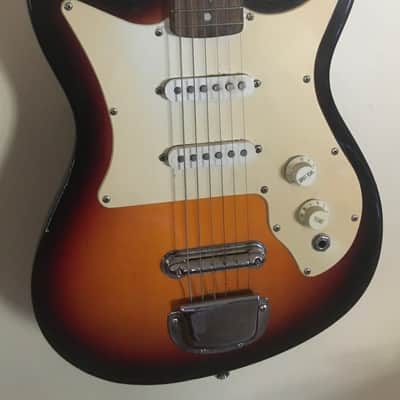 Harmony Marigold Electric Guitar Sunburst image 2