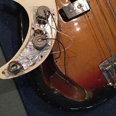 Fender Precision Bass  1969 3 Tone Sunburst LEFTY! image 16