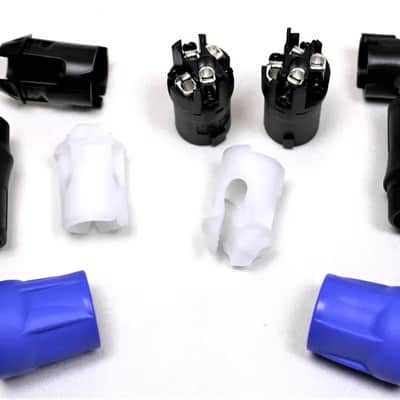 (2) Two Original NEUTRIK NL4FC 4-POLE SPEAKON Cable Mount Speaker Connector image 4