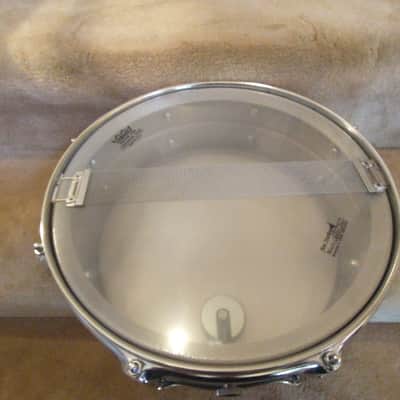 Ludwig Vintage Acrolite aluminum snare drum b&o badge excellent! image 14