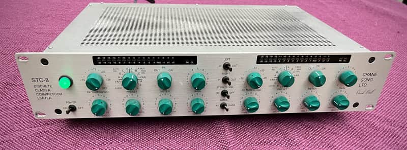 Crane Song STC-8 Discrete Class A Compressor Limiter – Excellent Condition – Dave Hill Mastering Legend image 1