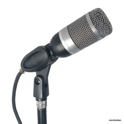 AKG D17 1958 Vintage Dynamic Microphone. Case. Adapter Cable. Clip image 5