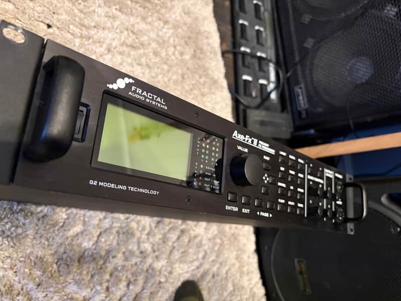 Fractal Audio Axe-FX II with MFC-101 + Magnetic Pedalboard Labels