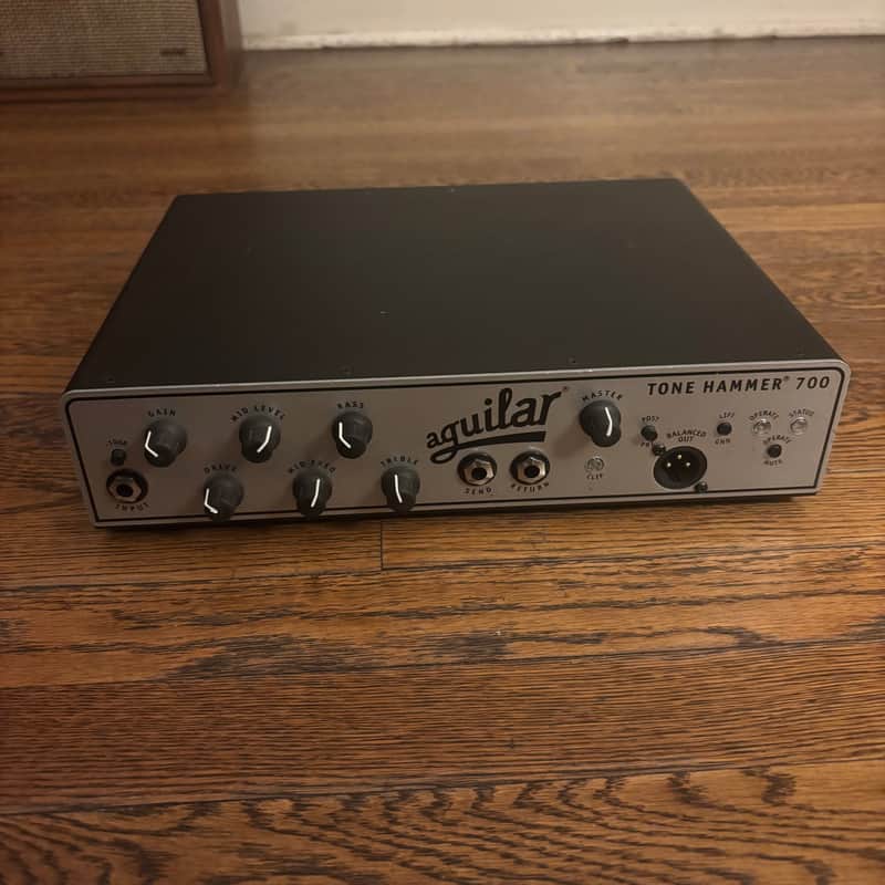 Aguilar Tone Hammer 700 700-Watt Bass Amp Head 2018 - Present - Silver image 1