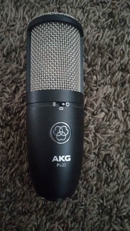AKG P420 Perception 420 Multi-Pattern Large-Diapraghm Condenser Microphone 2010s - Black image 1