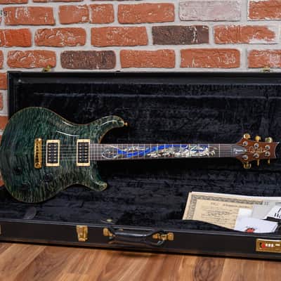 PRS Dragon III #46 of 100 Quilted Maple Top Teal Black /Brazilian Rosewood 1994 w/OHSC image 2