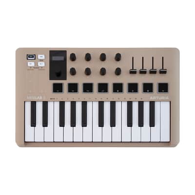 Arturia MiniLAB 3 MIDI Keyboard & Pad Controller Champagne