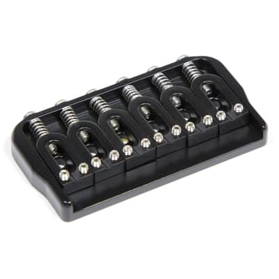 Hipshot Fixed Bridge 6 String Black 41065B .175 floor image 1