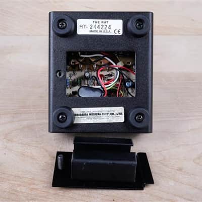 ProCo Rat 2 (Flat Box) Distortion 2000 Black Made in USA w/ Box, Warranty Card image 9