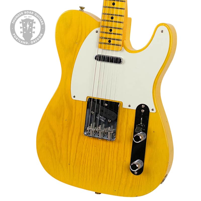 New Fender Custom Shop '55 Telecaster Journeyman Super Aged Natural Blonde #CZ584774 image 1