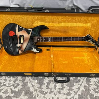 Vintage USA Kramer Baretta I Perfect Tuxedo Floyd Rose, Seymour Duncan slant PUP, HSC, awesome neck image 1