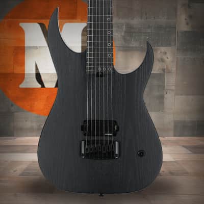 Schecter Keith Merrow KM-7 MK-III EX 7-string Baritone Electric Guitar - Satin Black Open Pore (882) image 1