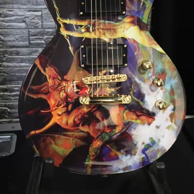 ESP LTD EC Frazetta Beauty and Beast Graphic, 2013 - 2014 - only 50 made! image 2