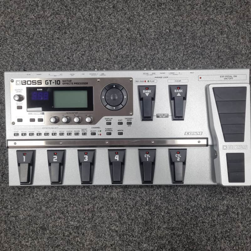 Boss GT-10 Guitar Effects Processor 2008 - 2012 - Silver image 1