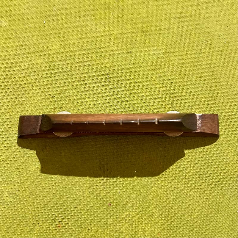Vintage 1960s Harmony Rocket Wooden Bridge image 1