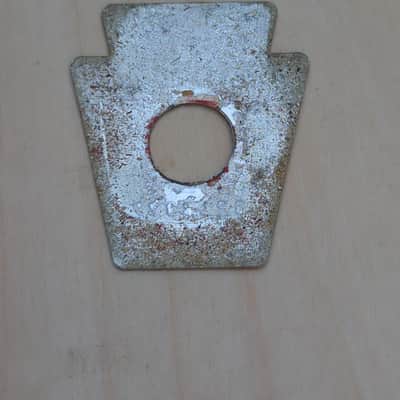 Ludwig Large Keystone Monroe Badge Late 80s to 90s - Brass image 2