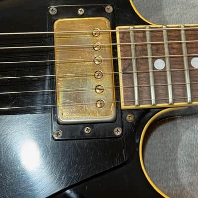 Aria Pro II TA Black ‘N’ Gold Vintage Semi-Hollow Electric Guitar, Early 1980s, Made in Japan image 18