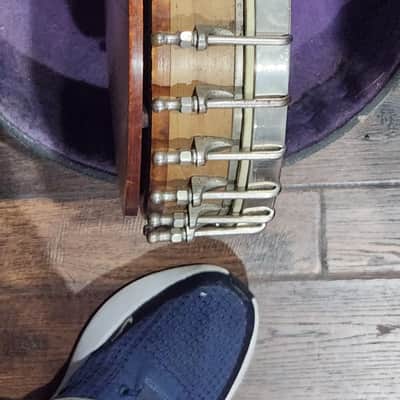 Vintage 1917 Vega "Little Wonder" 17-Fret Tenor Banjo - Rare 10-3/4" Rim w/ Factory Matching Pie Resonator & Incredible Provenance image 16