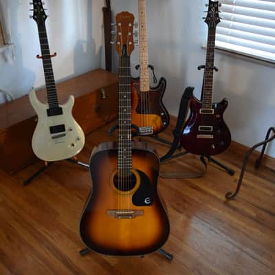 Epiphone acoustic guitar PR-200 VS , Korean factory made
