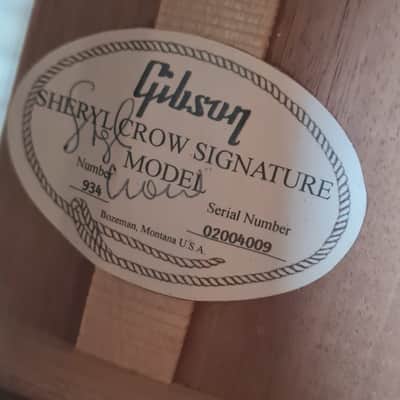 Gibson Hummingbird Sheryl Crow Country Western 2004 + pickup image 2