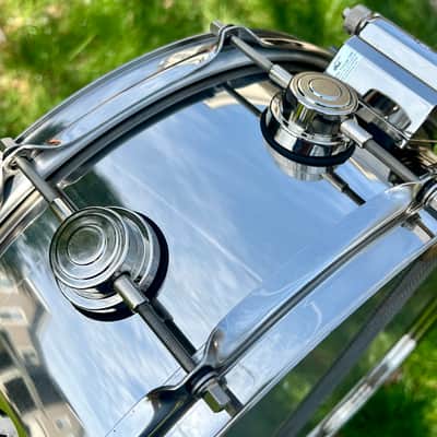 DW Collector's Series Stainless Steel 5.5x14" Snare Drum w/ Nickel Hardware image 12