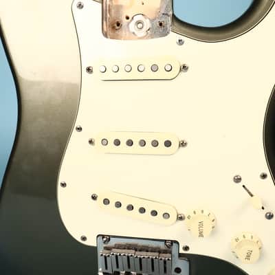 Fender USA Loaded Pickguard Olive Drab Metallic Guitar Body image 6