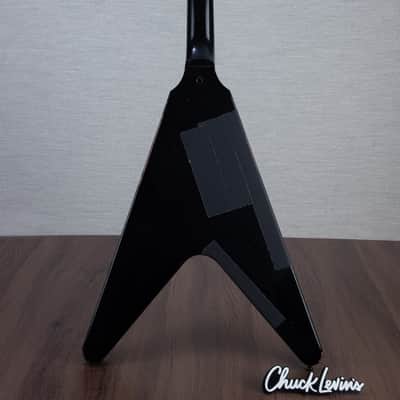 Gibson Custom Shop Kirk Hammet 1979 Flying V Electric Guitar - Ebony - #KH109 image 5