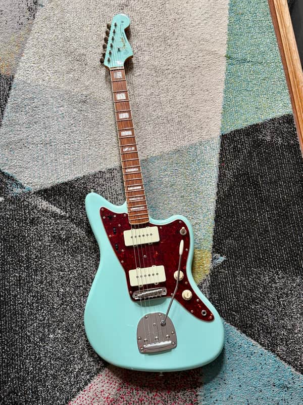 2018 Daphne Blue Fender Limited Edition 60th Anniversary Classic Jazzmaster with Upgrades and OHSC