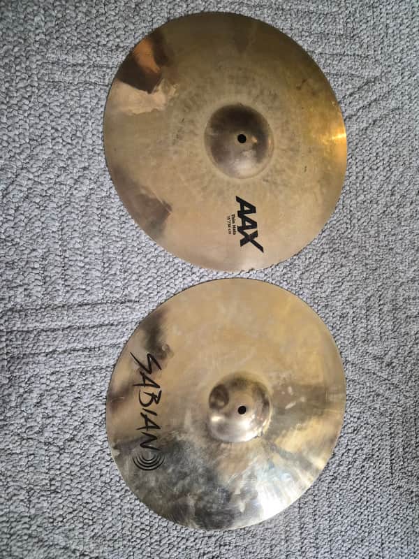 Sabian AAX thin hihat cymbals 2025 - Bronze Bild 1