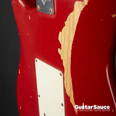 Fender Custom Shop 62 Stratocaster Dakota Red Relic 2007 Used (Cod.1528UG) image 17