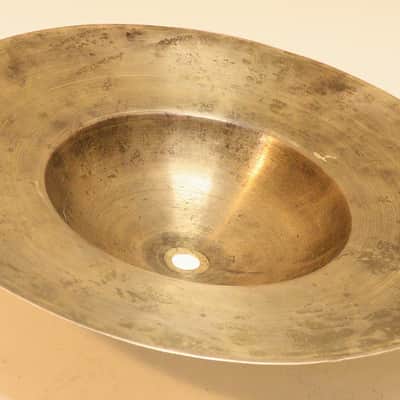 Low Boy Deep Cup 10" Hi Hat Cymbals, Large 5" Bells, Medium Light Weight, Traps Era - 1920s /  INSPECTED &TESTED image 3