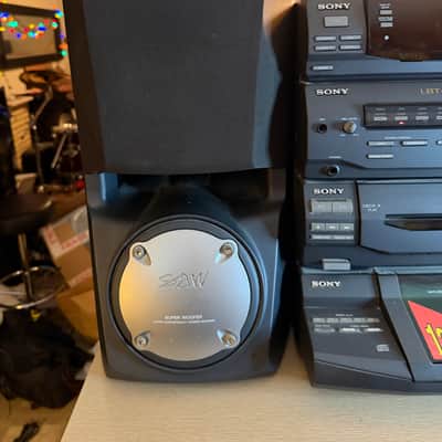 Immagine RARE Vintage SONY LBT-D790 Am Fm CD Dual Cassette Stereo System Fully Tested🔥🎶 - 7