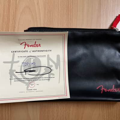 Fender To The Stars Limited Edition Tom Delonge "Padre" Stratocaster 2025 - Brown w/ Orange Competition Stripe image 11