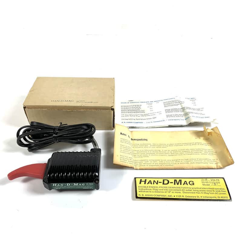 HAN-D-MAG Tape Head Demagnetizer Model S 80s - TGHM image 1